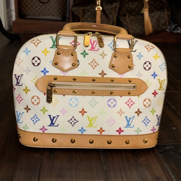 Louis Vuitton Handbags - Louis Vuitton Multicolor Monogram White Canvas Alma Original Murakami 🌈